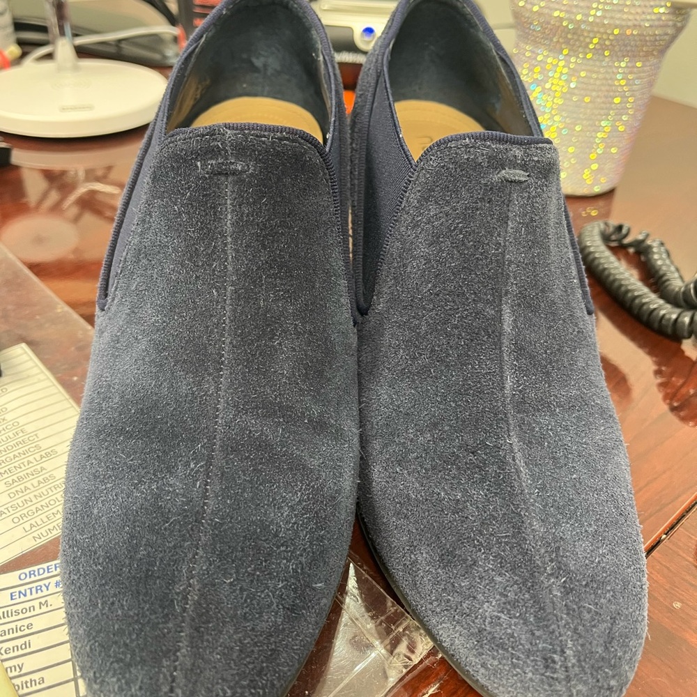 Nurture by Lamaze Women's Navy Suede Heels